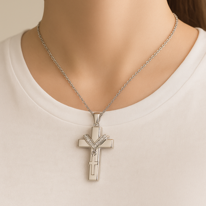 Cross Pendant For Ashes / Holy Water