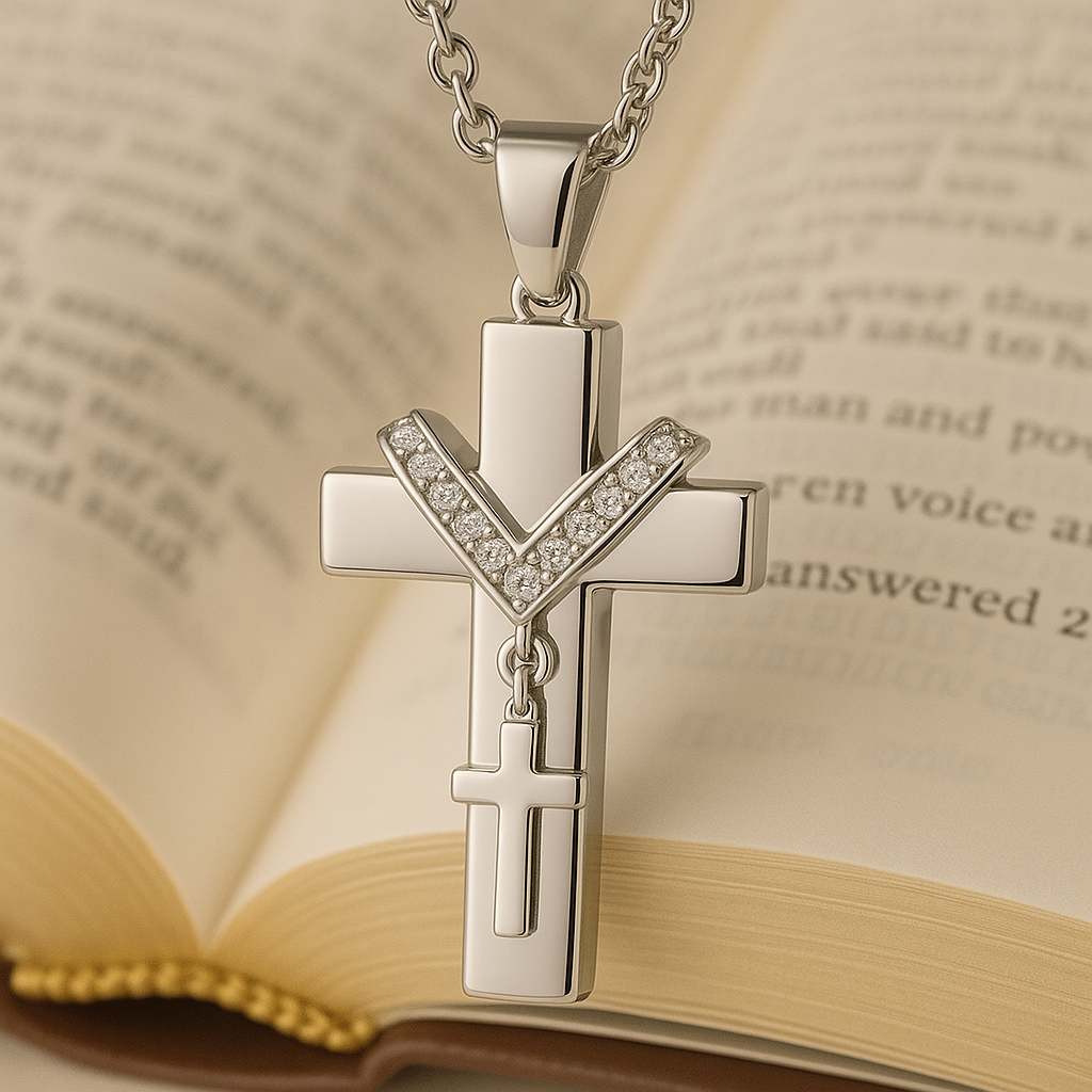 Cross Pendant For Ashes / Holy Water